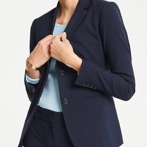 Ann Taylor Two Button Blazer In Tropical Wool